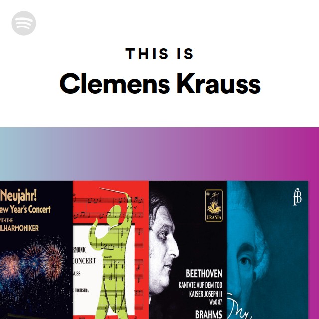 Clemens Krauss | Spotify