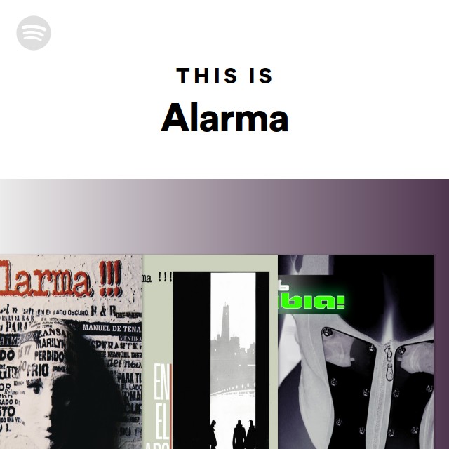 Alarma en spotify sale