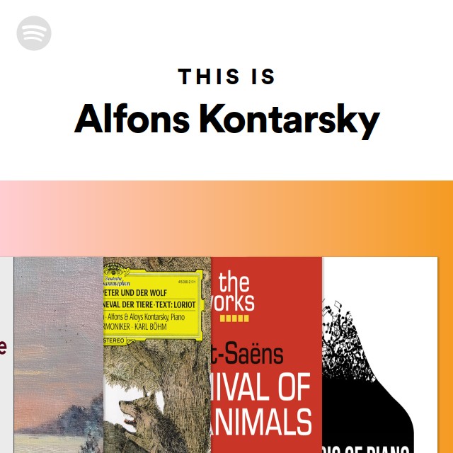 This Is Alfons Kontarsky - playlist by Spotify | Spotify